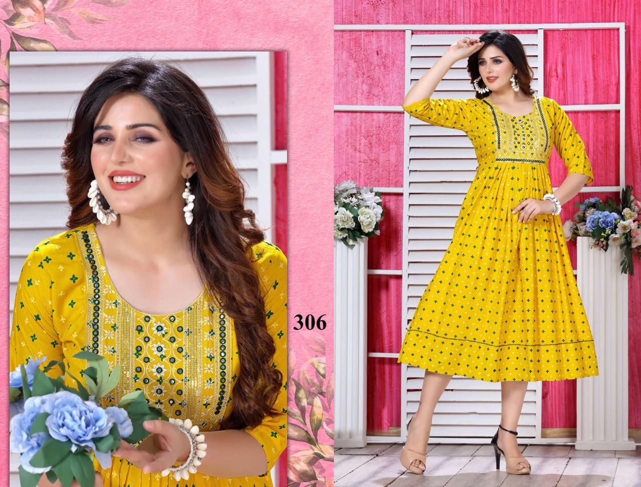 Jlf Super Star Vol 1 Printed Embroidery Kurtis Catalog
